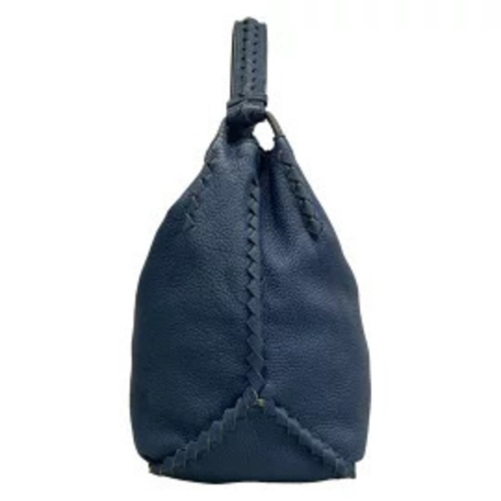 Bottega Veneta handbag blue leather Blue